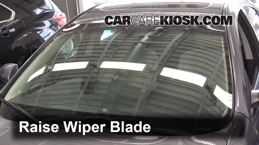 2010 Mazda 6 S 3.7L V6 Escobillas de limpiaparabrisas delantero Cambiar escobillas de limpiaparabrisas